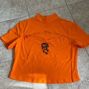 Dragon Print Cut Out